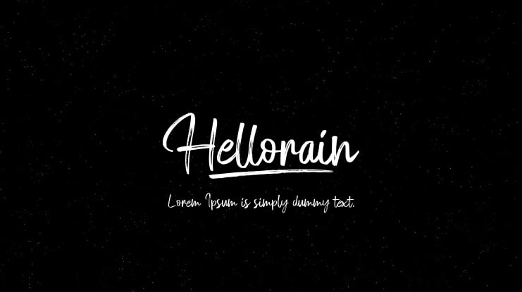 Hellorain Font