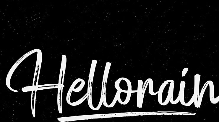 Hellorain Font