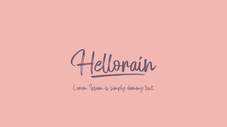 Hellorain Font