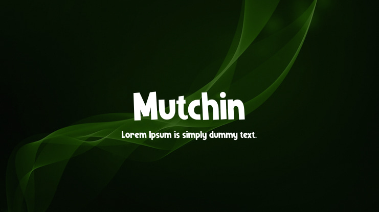 Mutchin Font Family