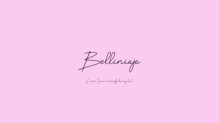 Belliniaja Font