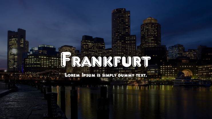 Frankfurt Font
