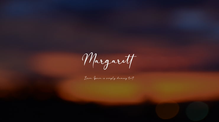 Margarett Font Family