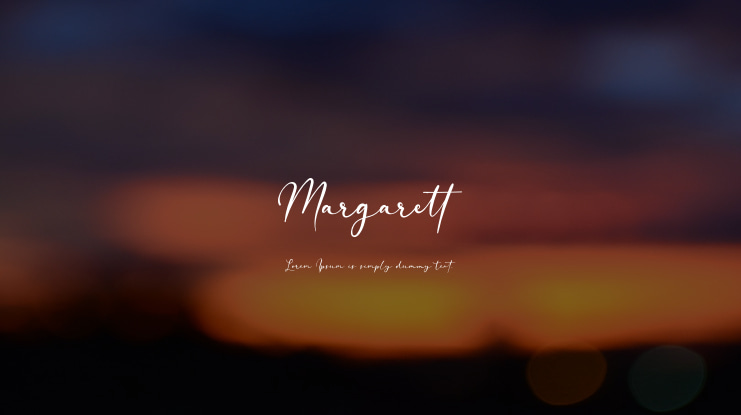 Margarett Font Family