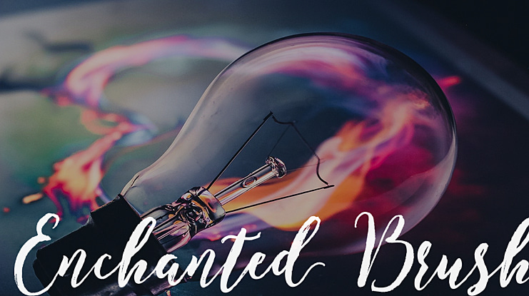 Enchanted Brush Font