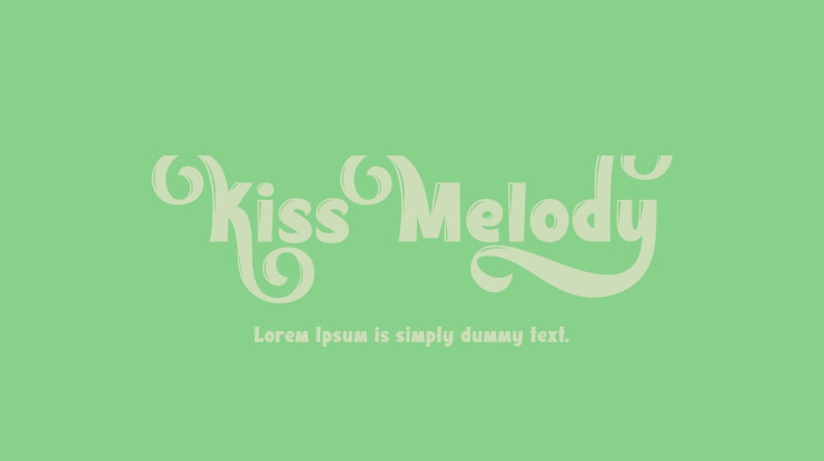 Kiss Melody Font