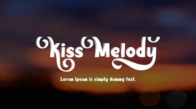 Kiss Melody Font