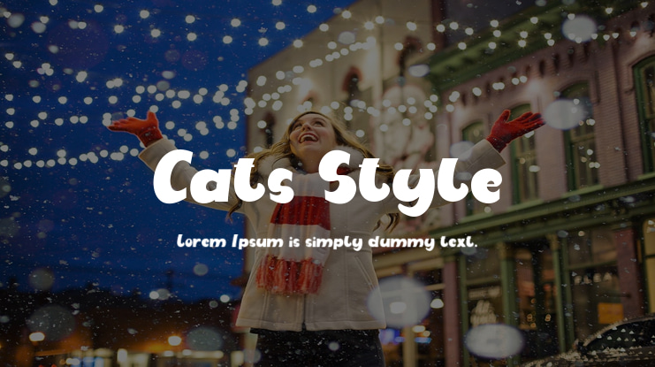 Cats Style Font