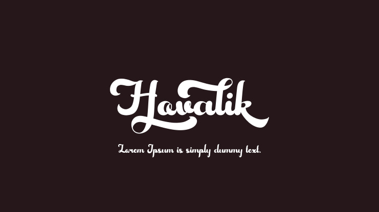 Hovalik Font