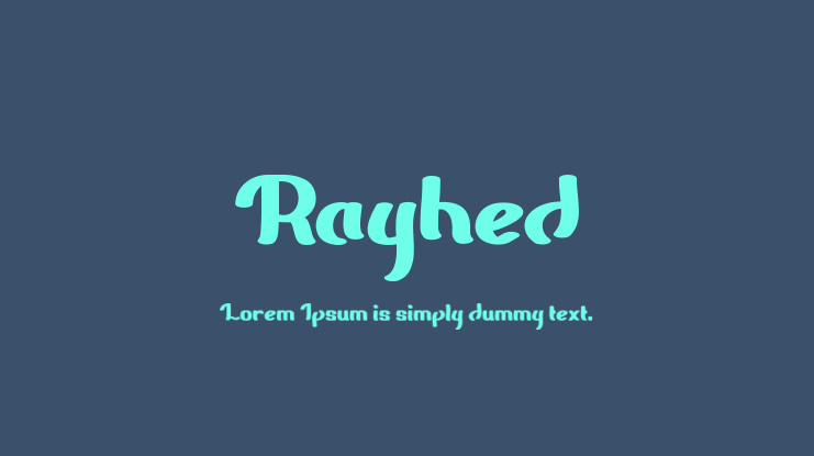 Rayhed Font