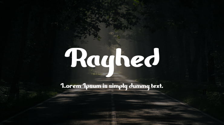 Rayhed Font