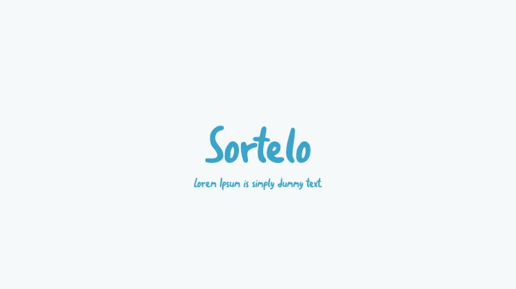 Sortelo Font Family