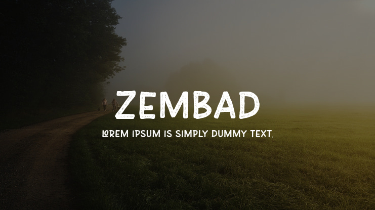 Zembad Font