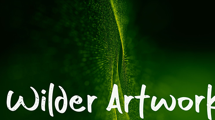 Wilder Artwork Font