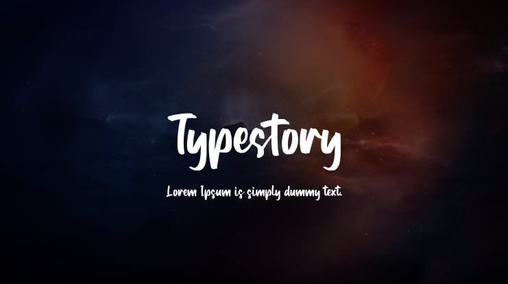 Typestory Font