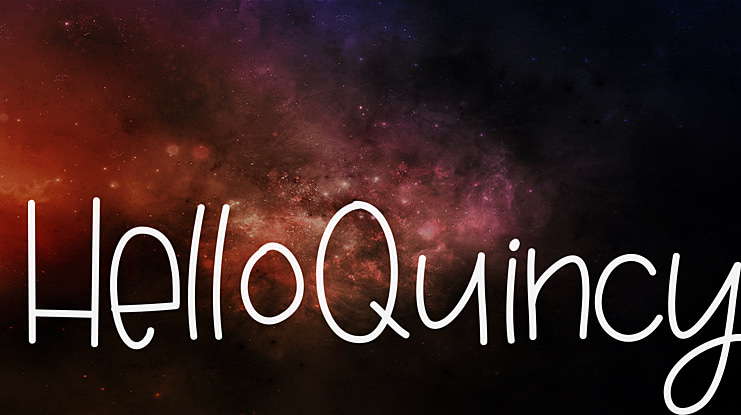 HelloQuincy Font