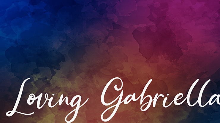 Loving Gabriella Font Family