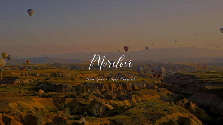 Morelove Font