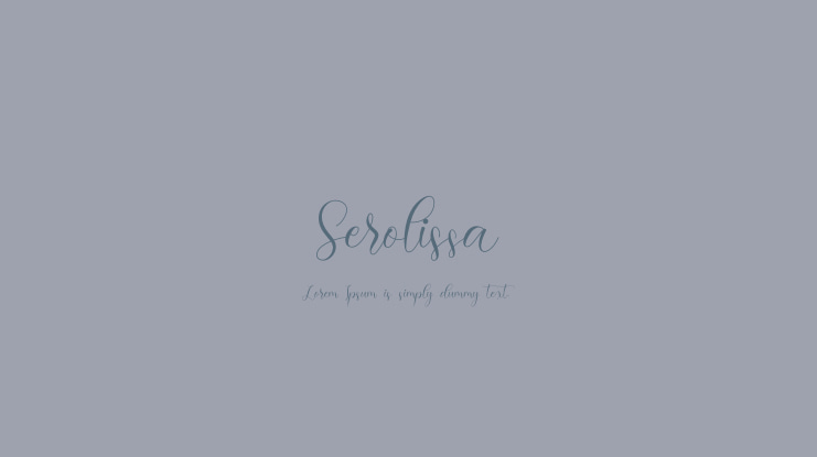 Serolissa Font