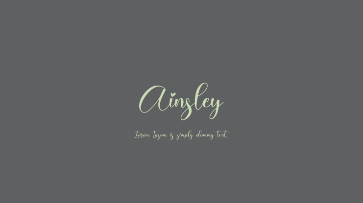Ainsley Font