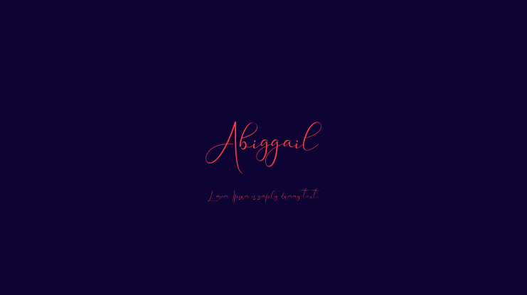 Abiggail Font