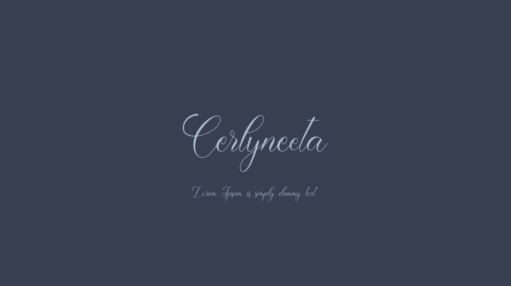 Cerlyneeta Font