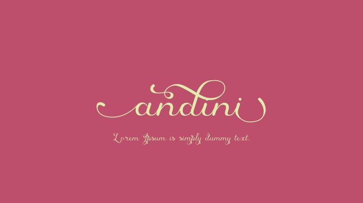 Andini Font