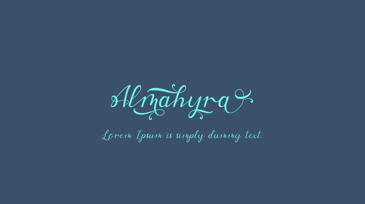 Almahyra Font