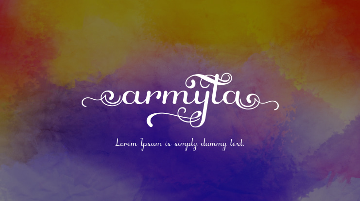 Armyta Font