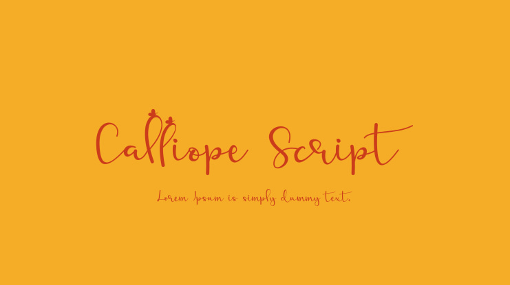 Calliope Script Font