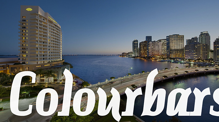 Colourbars Font Family