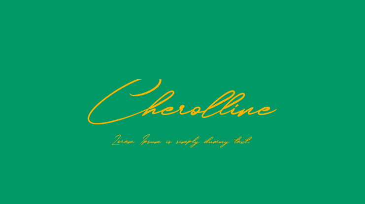 Cherolline Font