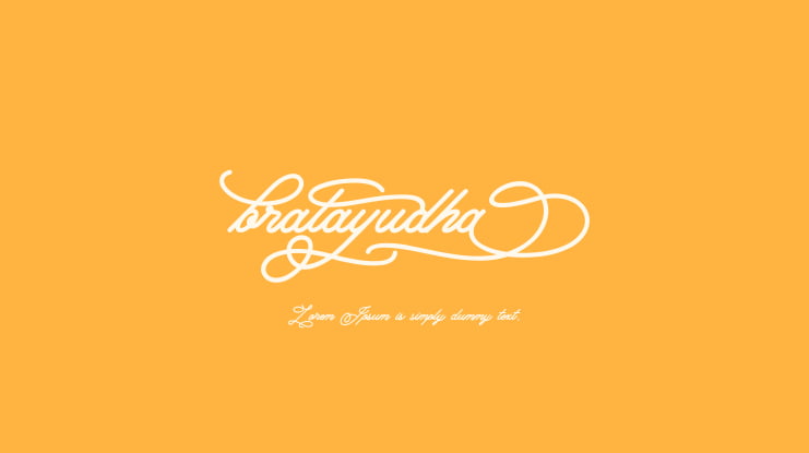 Bratayudha Font