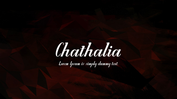Chathalia Font Family