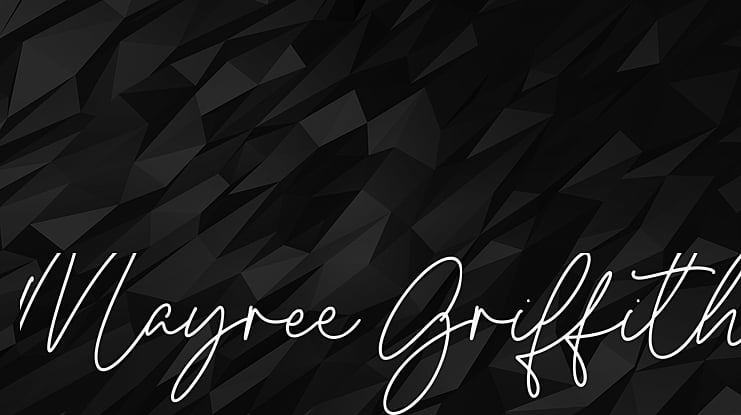 Mayree Griffith Font