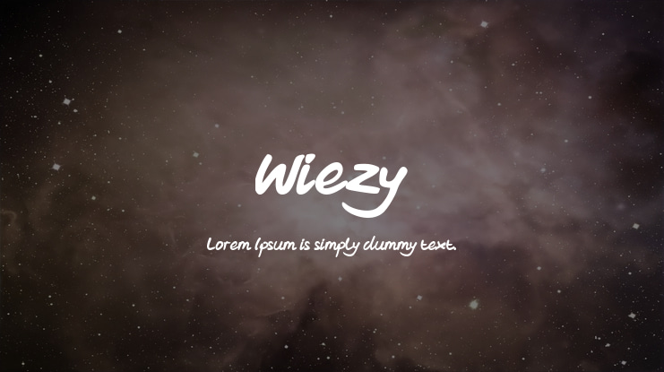 Wiezy Font