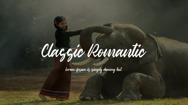 Classic Romantic Font