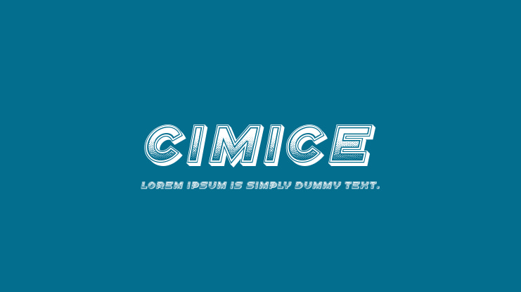Cimice Font