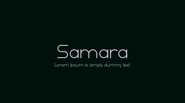 Samara Font