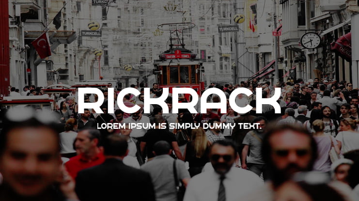 Rickrack Font Family