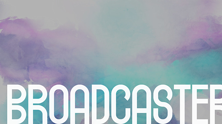 Broadcaster Font