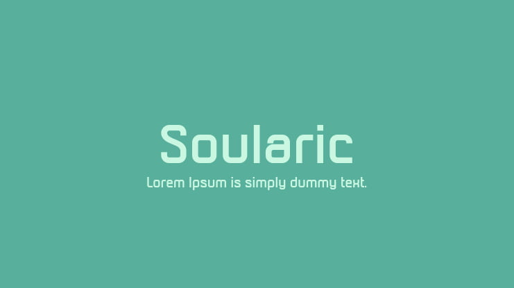 Soularic Font