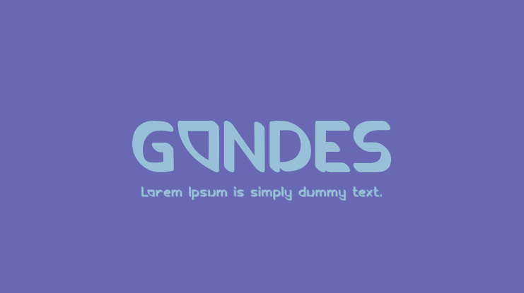 GONDES Font