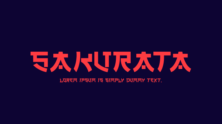 SAKURATA Font