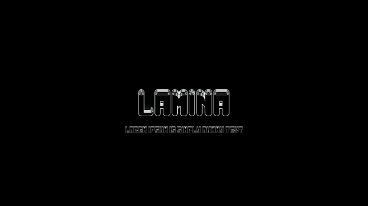 Lamina Font