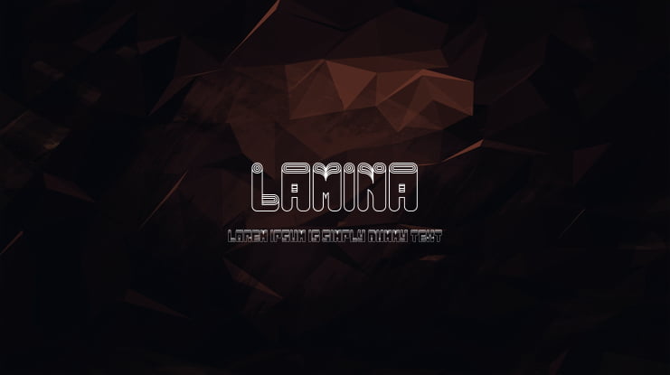 Lamina Font