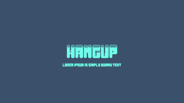 Hangup Font