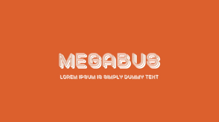Megabus Font