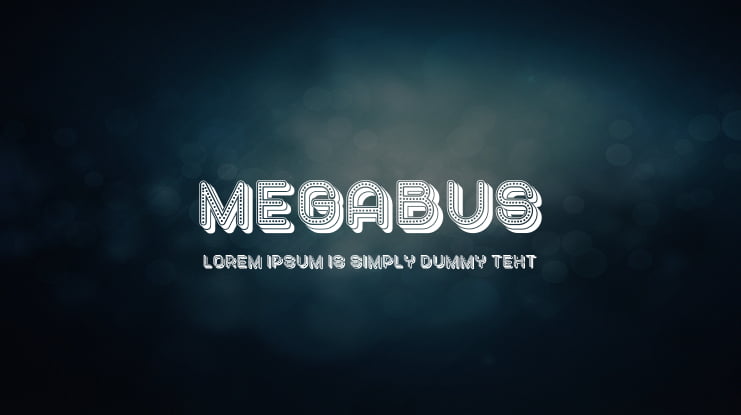 Megabus Font