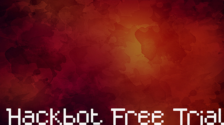 Hackbot Free Trial Font